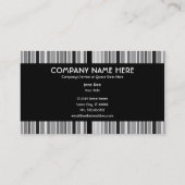 grijze strepen visitekaartje (Achterkant)