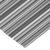 Grijze stripes tafelkleed (Gekanteld)