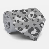 Grijze Stropdas voor lade afdrukken (Opgerold)