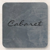 Grijze Suède Onderzetter (Voorkant)