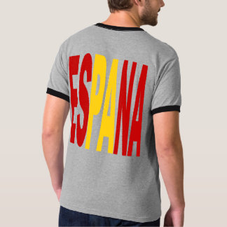grijze T-shirt achterkant man ESPANA
