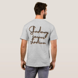 grijze T-shirt met halve mouw