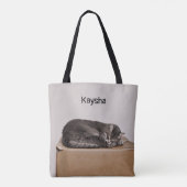 Grijze tablet druppelaar draagtas (Achterkant)