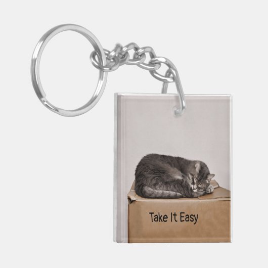 Grijze tablet druppelaar sleutelhanger (Voorkant Links)