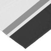 Grijze Tafelloper met Achternaam Letter 14 x 72" (Hoek)