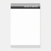 Grijze tafels post-it® notes (Voorkant)