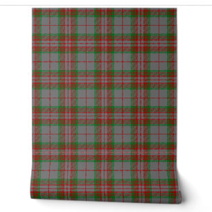 Grijze Tartan Plaid Schotse Clan Behang