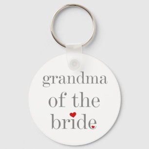 Grijze tekst oma van Bride Sleutelhanger