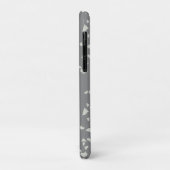 Grijze terrazzo Minimale moderne Case-Mate iPhone Case (Achterkant/links)