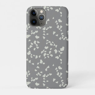 Grijze terrazzo Minimale moderne iPhone 11 Pro Hoesje