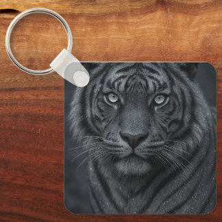 grijze tijger sleutelhanger
