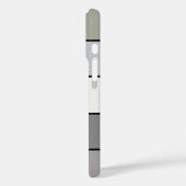 Grijze tinten met zwarte strepen op Waterverf papi Case-Mate iPhone Case (Achterkant / Links)