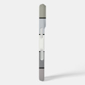 Grijze tinten met zwarte strepen op Waterverf papi Case-Mate iPhone Case (Achterkant / Rechts)