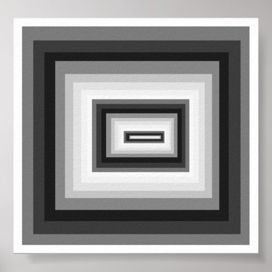 grijze tinten poster (Voorkant)