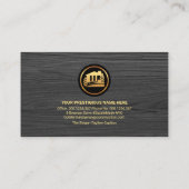 Grijze tools voor Timber Gold Handyman Visitekaartje (Achterkant)