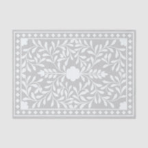 Grijze traditionele been inlegwerk decoupage papie