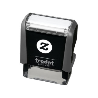Grijze Trodat Zelfinktstempel Zelfinktende Stempel