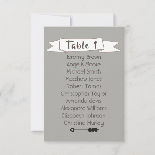 Grijze trouwzitjes. kaart (Voorkant)