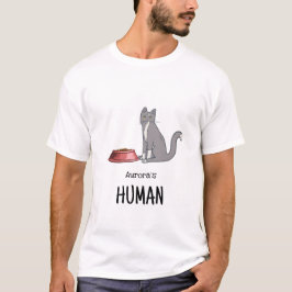 Grijze Tuxedo Kat T-shirt