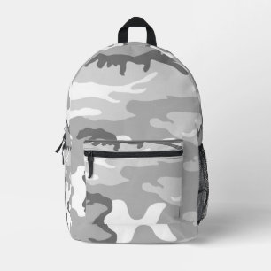 Grijze Urbane Militair Camouflagepatroon Bedrukte Rugzak