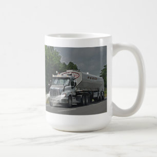 Grijze veevoer Cistern Truck voor vrachtwagens en Koffiemok