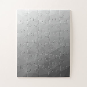 Grijze Verlopende Geometrische Mesh Patroon Legpuzzel