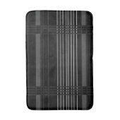 Grijze verticale strepen badmat (Voorkant Verticaal)