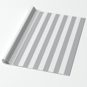 Grijze verticale strepen cadeaupapier