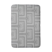 Grijze vierkante schalen badmat (Voorkant Verticaal)