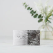 Grijze Visitekaartje (Staand voorkant)