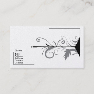 Grijze Visitekaartjes Design