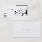 Grijze Visitekaartjes Design (Voorkant / Achterkant)