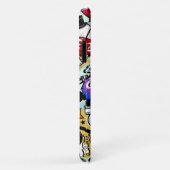 Grijze vruchten en groenten Graffiti Case-Mate iPhone Case (Achterkant/rechts)