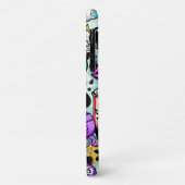 Grijze vruchten en groenten Graffiti Case-Mate iPhone Case (Achterkant/links)