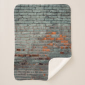 Grijze wandverf sherpa deken (Voorkant)