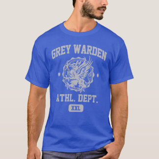 Grijze Warden Atletiek Afdeling Dragon Age Gym Sti T-shirt
