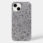 Grijze waterdruppels Case-Mate iPhone case (Achterkant)