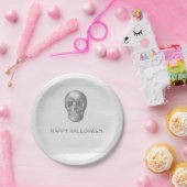 Grijze Waterverf Bord Halloween Papier (Feest)