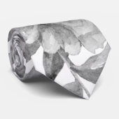 Grijze waterverf cactus, sacharens n stropdas (Opgerold)