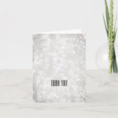 Grijze witte bokeh bedankt (Voorkant)