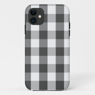 Grijze witte buffelplaat iPhone 11 hoesje