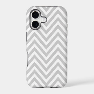 GRIJZE WITTE CHEVRON PATROON