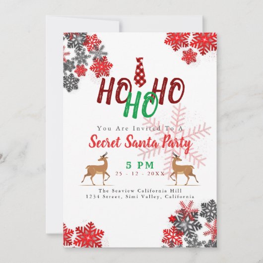 Grijze witte glitter Sparkles Merry Kerstry Custom Kaart (Voorkant)