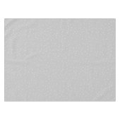 Grijze witte kerst tafelkleed (Voorkant (Horizontaal))