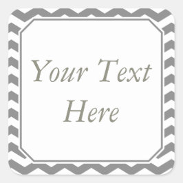 Grijze & Witte Stickers of Etiketten w/Douanetekst