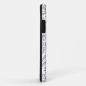 Grijze witte stijlvolle Boho gepatterd Case-Mate iPhone Case (Achterkant/rechts)
