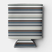 Grijze witte strepen blikjeskoeler (Voorkant)