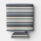 Grijze witte strepen blikjeskoeler (Achterkant)