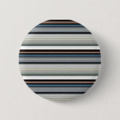 Grijze witte strepen ronde button 5,7 cm (Voorkant)