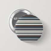Grijze witte strepen ronde button 5,7 cm (Voorkant /achterkant)